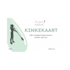 Klaasipuhumise töötoa kinkekaart